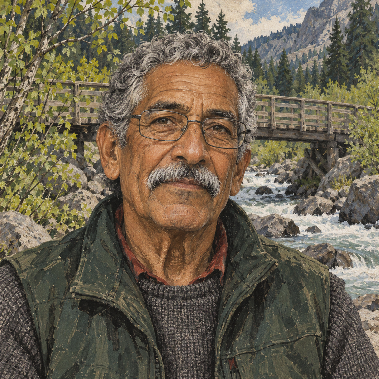 Illustrative portrait for the Group moderator persona