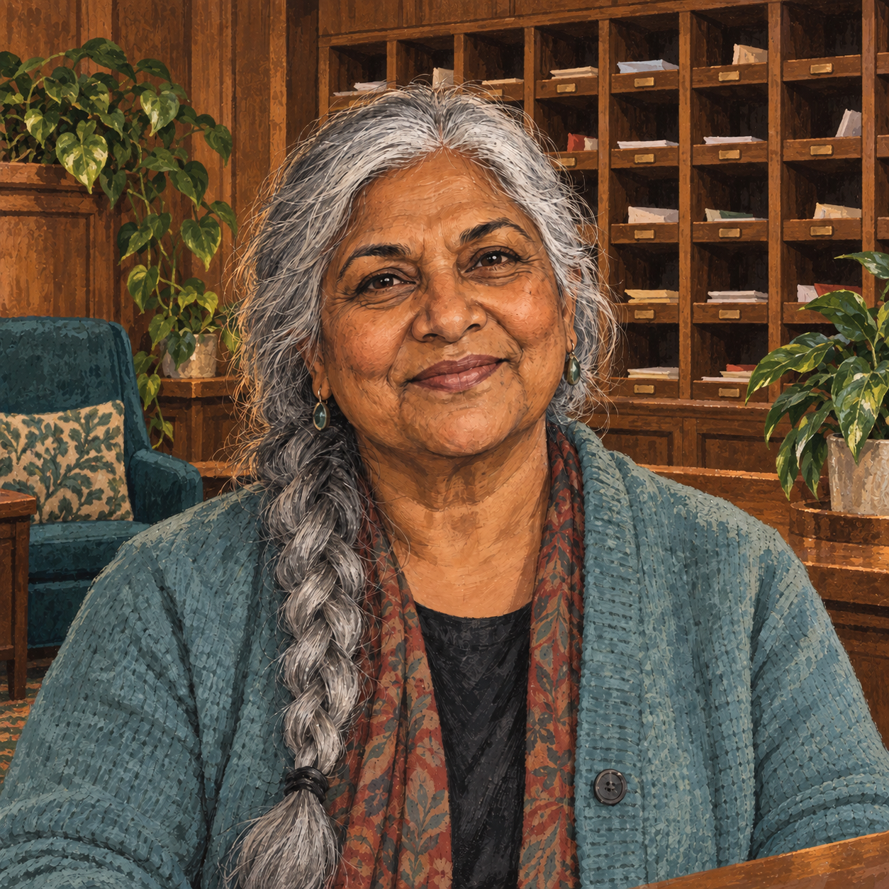 Illustrative portrait for the HOL member support persona